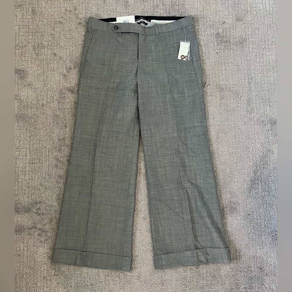 GAP Women's Straight Leg Dress Pants in Gray